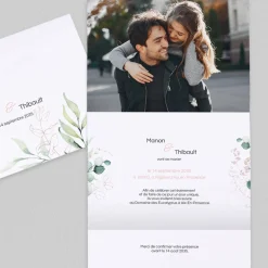 Faire-part Mariage Champêtre | Gamme Complète^Planet cards Douceur et Eucalyptus