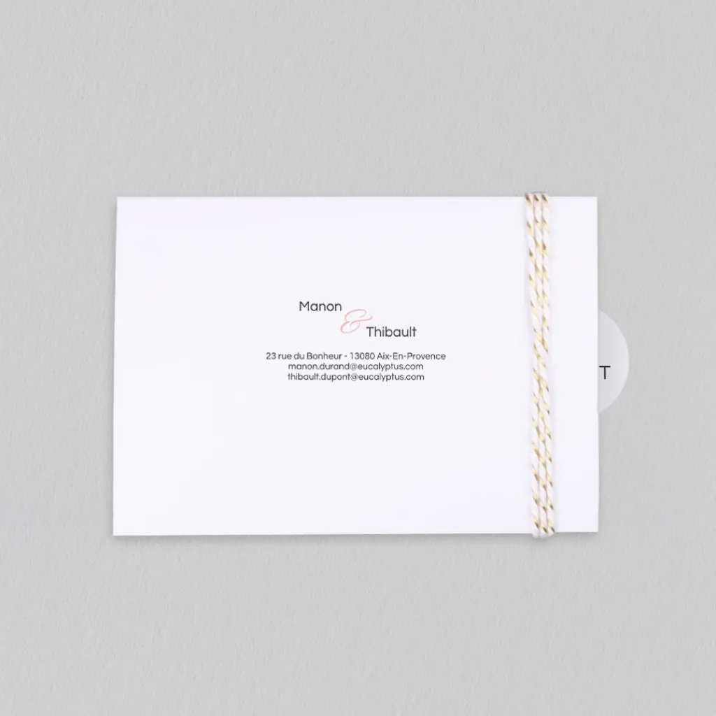Faire-part Mariage Champêtre | Gamme Complète^Planet cards Douceur et Eucalyptus