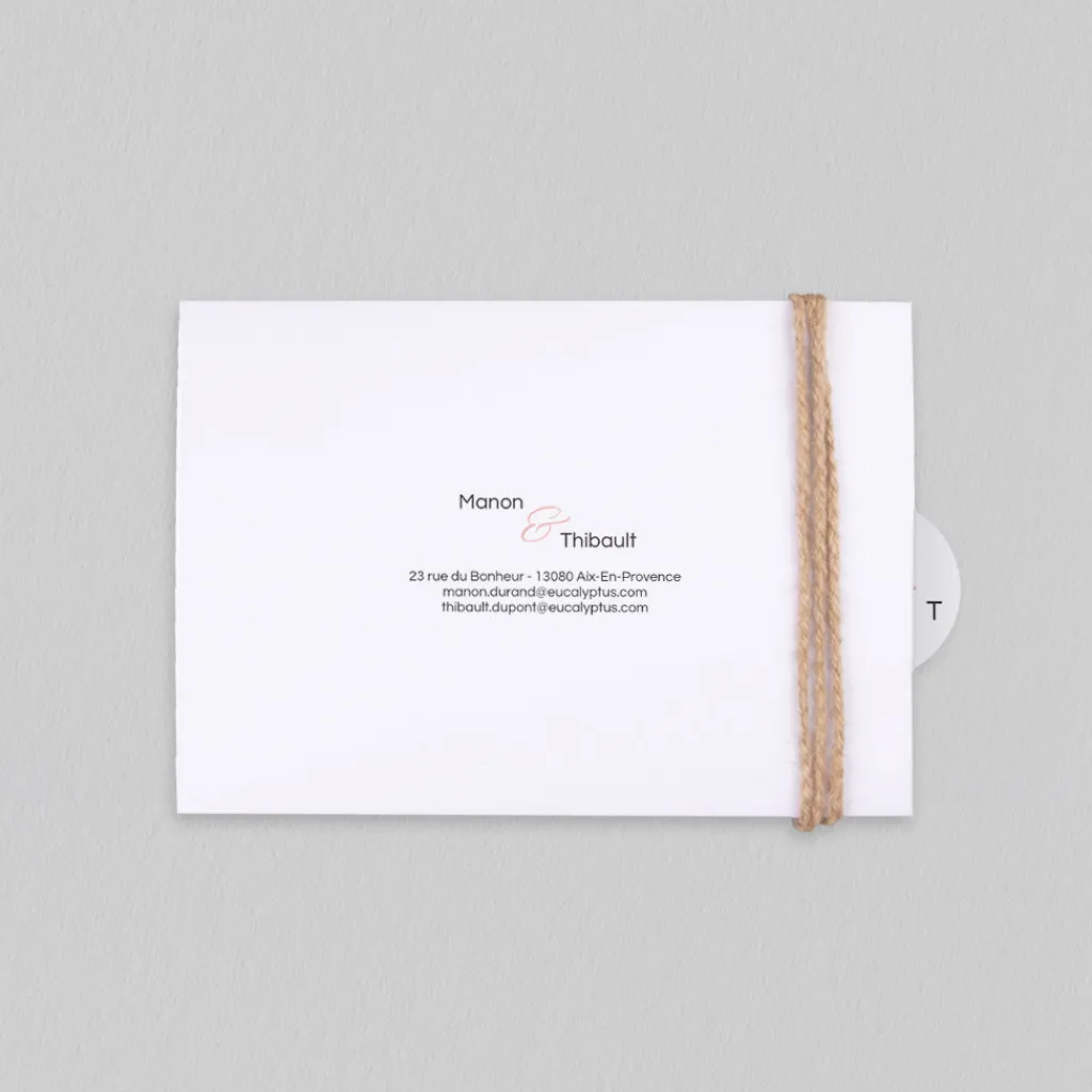 Faire-part Mariage Champêtre | Gamme Complète^Planet cards Douceur et Eucalyptus