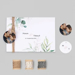 Faire-part Mariage Champêtre | Gamme Complète^Planet cards Douceur et Eucalyptus