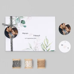 Faire-part Mariage Champêtre | Gamme Complète^Planet cards Douceur et Eucalyptus