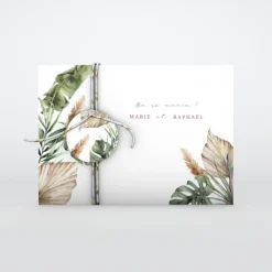 Faire-part Mariage Bohème | Gamme Complète^Planet cards Douceur Tropicale et Photos