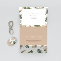 Faire-part Mariage Bohème | Gamme Complète^Planet cards Douceur Tropicale et Photos