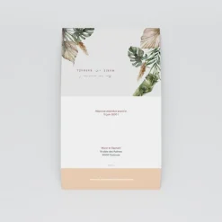 Faire-part Mariage Bohème | Gamme Complète^Planet cards Douceur Tropicale et Photos