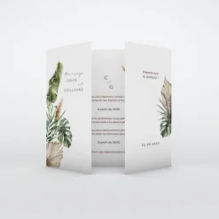 Faire-part Mariage Bohème | Gamme Complète^Planet cards Douceur Tropicale et Photos
