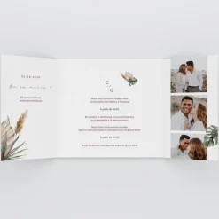 Faire-part Mariage Bohème | Gamme Complète^Planet cards Douceur Tropicale et Photos