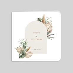 Faire-part Mariage Bohème | Gamme Complète^Planet cards Douceur Tropicale et Photos