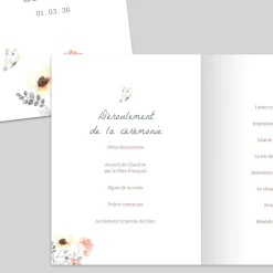 Livret De Baptême^Planet cards Doux Papillon