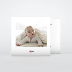 Faire-part Naissance Fille^Planet cards Doux petit coeur
