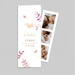 Faire-part Baptême Civil | Faire-part Baptême Original^Planet cards Doux Petit Mouton