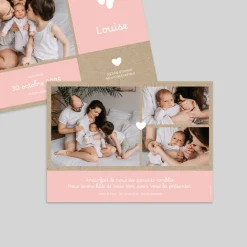 Faire-part Naissance Original^Planet cards Doux Petits Pieds