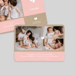 Faire-part Naissance Original^Planet cards Doux Petits Pieds