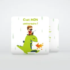 Carte Invitation Anniversaire Enfant Garçon^Planet cards Dragon et chevalier
