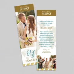 Carte Remerciement Mariage Marque-page^Planet cards Embarquement Imminent