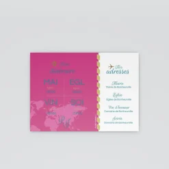 Programme De Mariage^Planet cards Embarquement Imminent