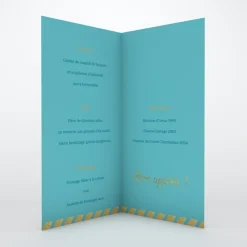 Menu De Mariage^Planet cards Embarquement Imminent
