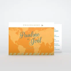Programme De Mariage^Planet cards Embarquement Imminent