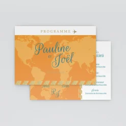 Programme De Mariage^Planet cards Embarquement Imminent
