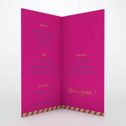 Menu De Mariage^Planet cards Embarquement Imminent