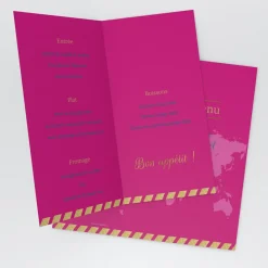 Menu De Mariage^Planet cards Embarquement Imminent