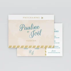 Programme De Mariage^Planet cards Embarquement Imminent