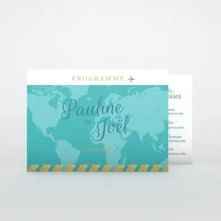 Programme De Mariage^Planet cards Embarquement Imminent