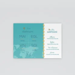Programme De Mariage^Planet cards Embarquement Imminent