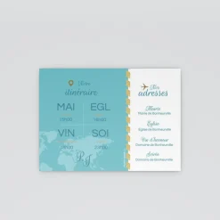 Programme De Mariage^Planet cards Embarquement Imminent