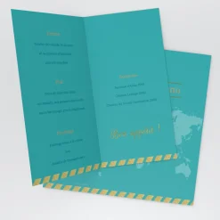 Menu De Mariage^Planet cards Embarquement Imminent