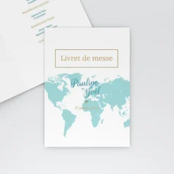 Livret De Messe Mariage^Planet cards Embarquement Imminent