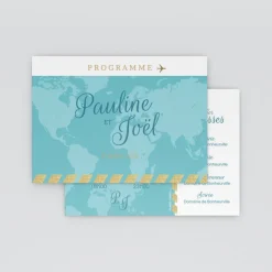 Programme De Mariage^Planet cards Embarquement Imminent