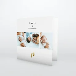 Faire-part Naissance Garçon^Planet cards Empreintes de Pas