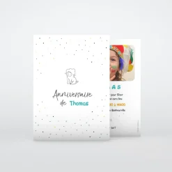 Carte Invitation Anniversaire Enfant Garçon^Planet cards En Etoiles