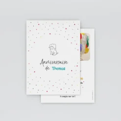 Carte Invitation Anniversaire Enfant Garçon^Planet cards En Etoiles
