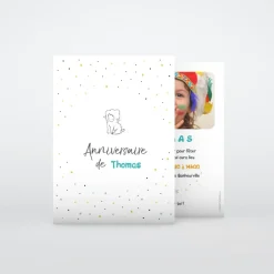 Carte Invitation Anniversaire Enfant Garçon^Planet cards En Etoiles