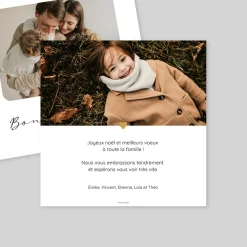 Carte De Vœux Famille | Carte De Vœux Photo^Planet cards En Famille