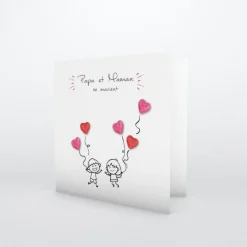Faire-part Mariage Original | Faire-part Mariage Champêtre^Planet cards Enfants heureux