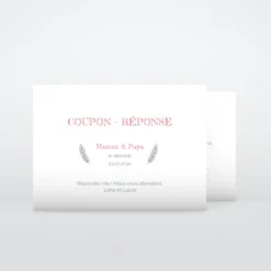 Coupon-réponse Mariage^Planet cards Enfants Mariage