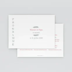 Programme De Mariage^Planet cards Enfants Mariage