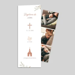 Faire-part Baptême Original^Planet cards Entouré De Douceur