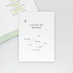 Livret De Messe Mariage^Planet cards Esperluette