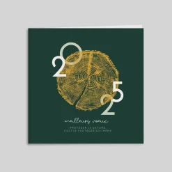 Carte De Vœux Entreprise Nature^Planet cards Estampe d'Arbre
