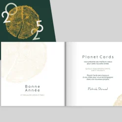 Carte De Vœux Entreprise Nature^Planet cards Estampe d'Arbre