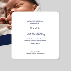 Faire-part Naissance Garçon^Planet cards Etiquette et coeur