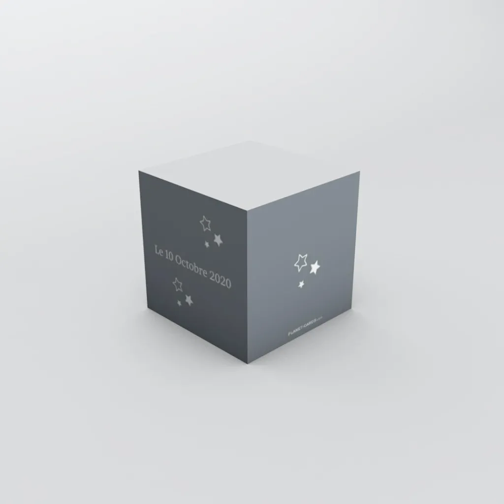 Boîte À Dragées Baptême^Planet cards Etoiles et cadre
