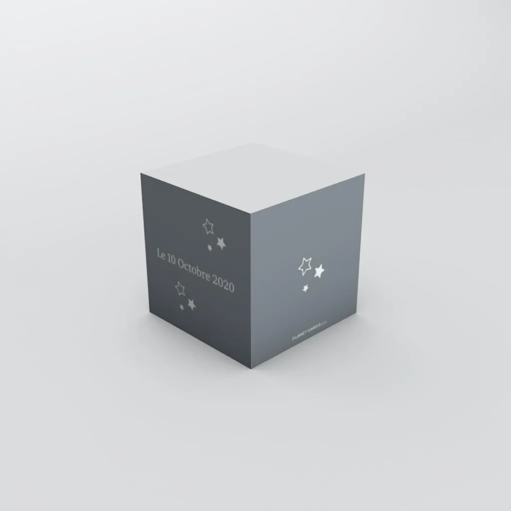 Boîte À Dragées Baptême^Planet cards Etoiles et cadre