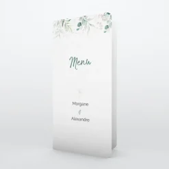 Menu De Mariage^Planet cards Eucalyptus Chic