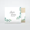 Save The Date^Planet cards Eucalyptus Et Bois