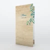 Menu De Mariage^Planet cards Eucalyptus Et Bois