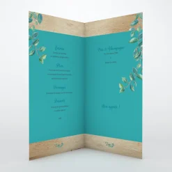Menu De Mariage^Planet cards Eucalyptus Et Bois